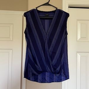 Striped Satin Blouse